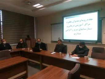 نشست روسای بیمارستانهای تبریز با رئیس دانشگاه ...