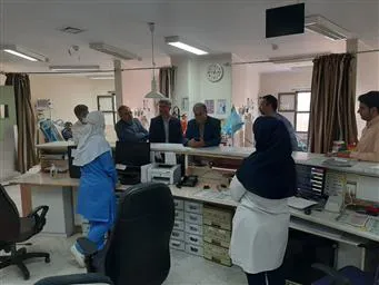 بازددید از بیمارستان شبستر ...