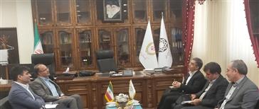 پیگیری انعقاد تفاهمنامه مشترک بین بانک ملی استان و دانشگاه علوم پزشکی تبریز