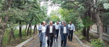 بازدید تیمی معاون توسعه مدیریت و منابع دانشگاه از بیمارستان باباباغی تبریز