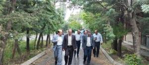 بازدید تیمی معاون توسعه مدیریت و منابع دانشگاه از بیمارستان باباباغی تبریز